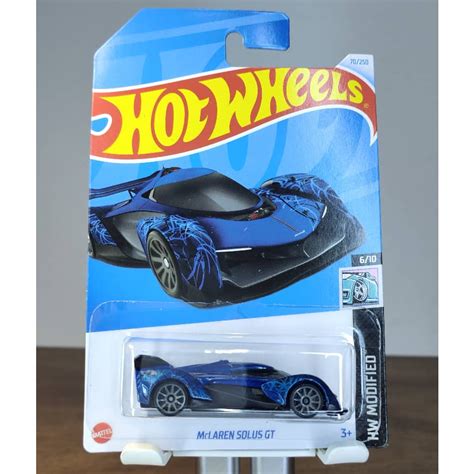 Hot Wheels McLaren Solus GT Blue HW MODIFIED Shopee Malaysia