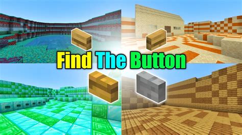 Find The Button Minecraft Find The Button Find The Button Minecraft