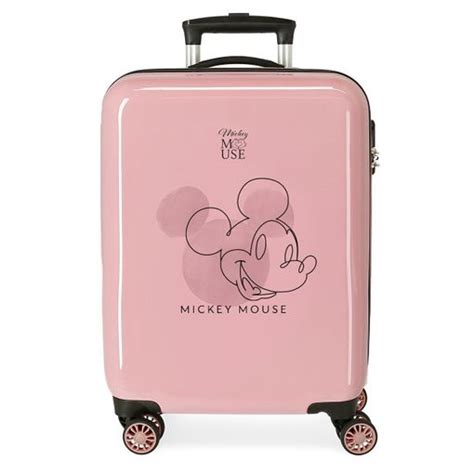 Maleta De Cabina Mickey Outline Rígida cm Nude con Ofertas en Carrefour Ofertas Carrefour Online
