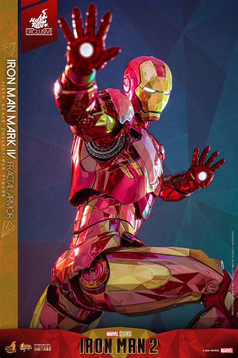 Hot Toys MMS792D70 Iron Man 2 Iron Man Mark IV Fractal Armor Hot Toys Exclusive