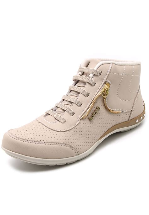 Tênis Kolosh Zíper Nude Compre Agora Dafiti Brasil