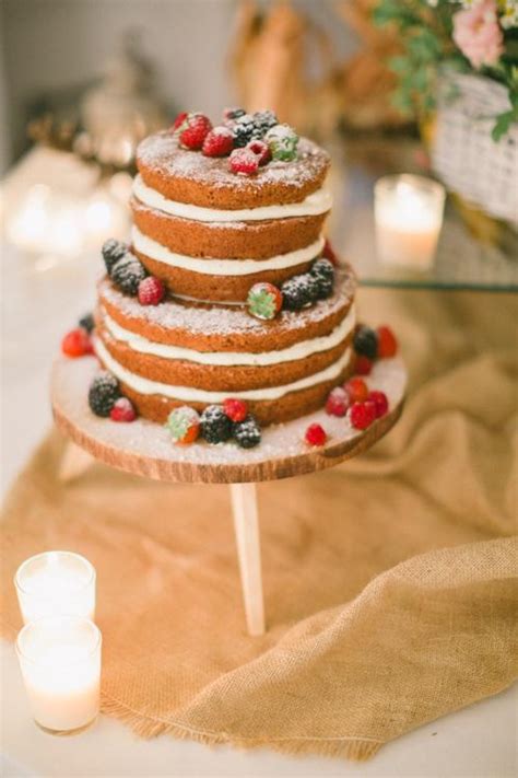 Naked Cake La Tendencia En Tartas De Boda