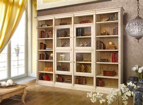 Книжные стеллажи из массива дерева - 31 фото