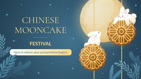 Chinese Mooncake Festival Google Slides PPT