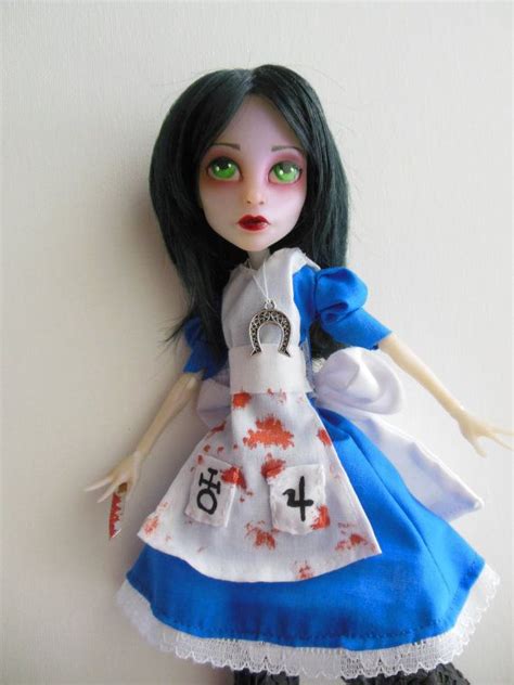 OOAK Alice Wahnsinn gibt Monster High Doll Repaint zurück Etsy