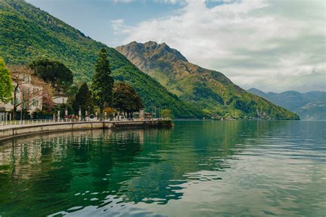 Scenic Landscape of Iseo Lake and Mountains · Free Stock Photo