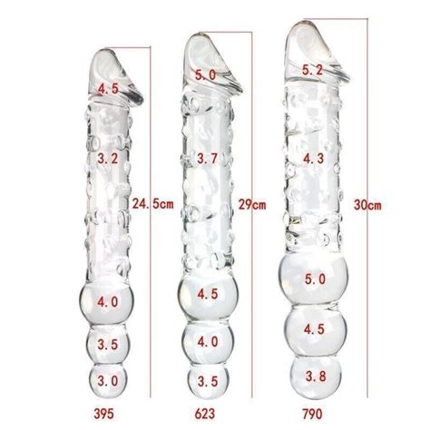 ANAL SEX PLUG ANAL BEADS GIANT GLASS REALISTIC DILDO BUTT PLUG VAGINA ADULT TOY EUR 31 43