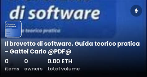 Il Brevetto Di Software Guida Teorico Pratica Gattei Carlo Pdf