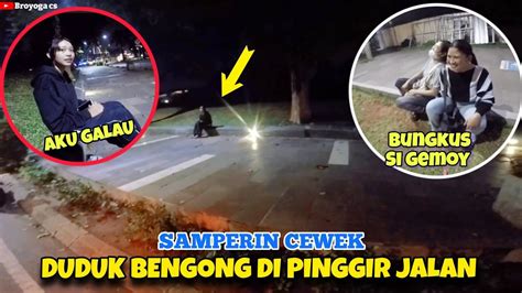 ENDINGNYA BIKIN HAPPY SAMPERIN CEWEK LAGI BENGONG DI PINGGIR JALAN