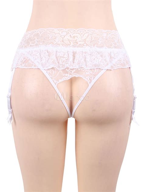 Sexy Women Garter Belts Lace Polyester Lingerie Milanoo