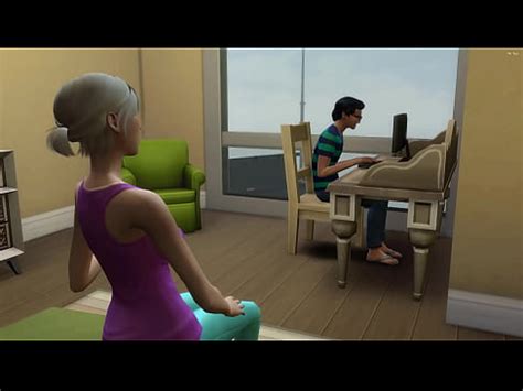 HOT Blonde Stepmom Takes Her Nerdy Stepson Virginity To Help Him Have Sex For The First Time