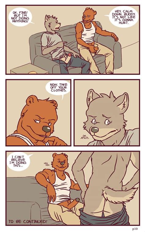 Rule 34 Artdecade Bear Canine Comic English Text Furry Gay Male