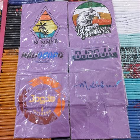 Jual Kaos Jogja Malioboro Bahan Katun Asli Oleh Oleh Jogja Ciri Khas