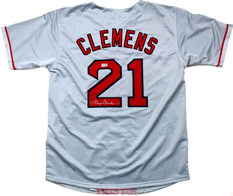 Roger Clemens Autographed Boston Red Sox Custom Jersey