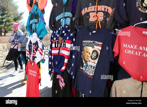Washington Dc DC USA Th Jan A Woman In A Pussy Hat Walks By