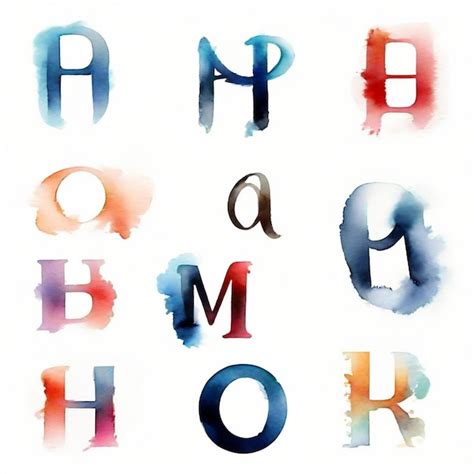 premium vector  series  letters   aaaa