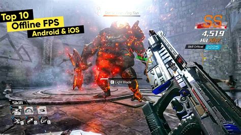 Top 10 OFFLINE FPS Games For Android 2020 Top 10 Offline FPS Games