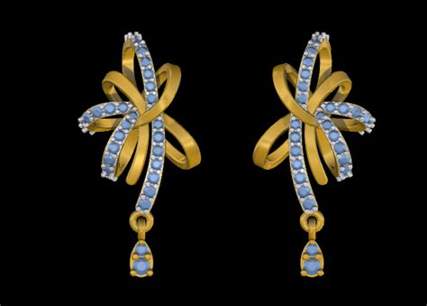 Файл STL Красивые серьги 💎 ・3D-печатная модель для загрузки・Cults