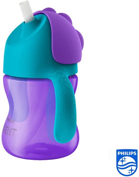 Avent Copo Canudo - Copo com canudo 200 ml Azul/Roxo - Philips AVENT