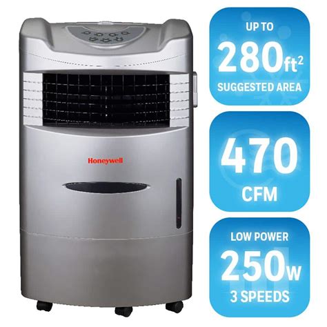 Honeywell Cfm Speed Indoor Portable Evaporative Cooler With