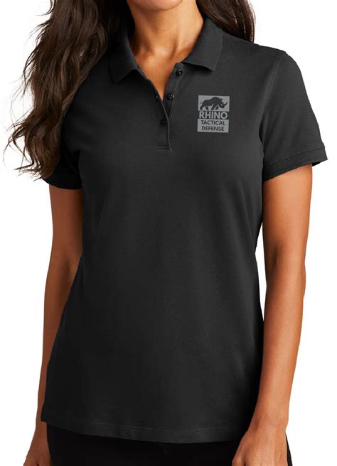 Rhino Tactical Defense Ladies Cut Cotton Polo Shirt Rhino Tactical