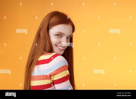 Tenderness, romance, seduction concept. Attractive cheeky flirty young ...
