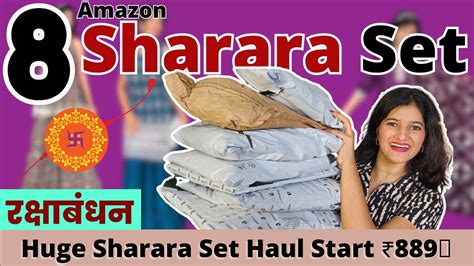 Rakshabandhan Haul Amazon Sharara Set Haul Amazon Sharara Set