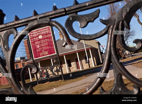 Barracks Square Is Pictured In The Historic Garrison District Of