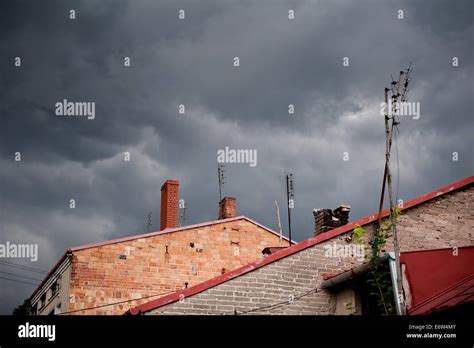 Gloomy Clouds Weather Stock Photo Alamy
