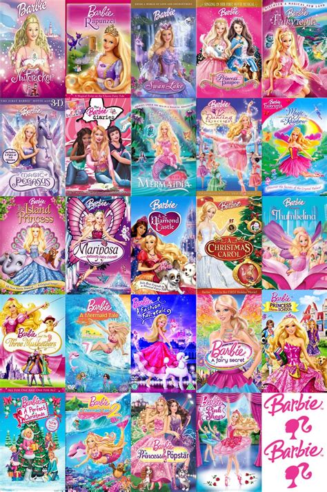 All Barbie Films 2001 2013 Les Films Barbie Photo 33294679