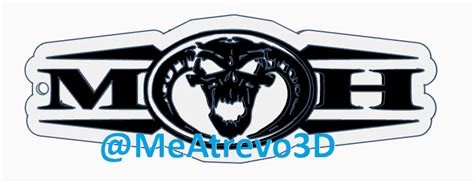 Archivo STL Llavero Master of Hardcore 2 Plan de impresión en 3D