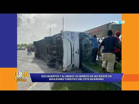 Dos Muertos Y Al Menos 20 Heridos En Accidente De Bus Repleto De