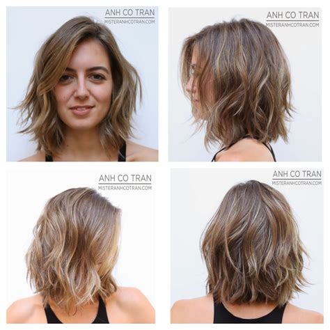 Why Low Maintenance Face Framing Layered Choppy Shoulder Length Hair Is The Perfect Style For Busy Women 1