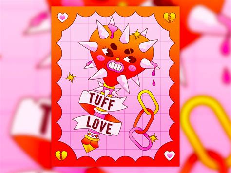 Tuff Love Valentine by Kelly Nichols on Dribbble