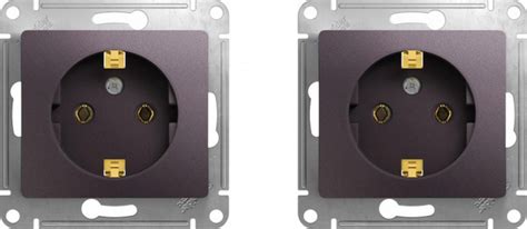 Характеристики Механизм розетки Schneider Electric Glossa с заземлением ...