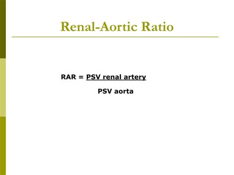 Ppt Renal Artery Doppler Powerpoint Presentation Free Download Id