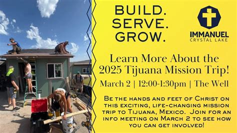tijuana mission trip info meeting immanuel lutheran
