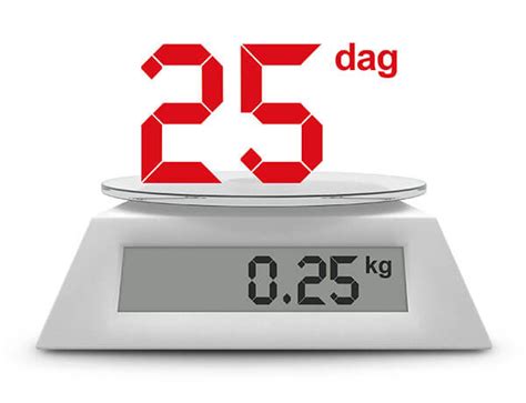 25 dag ile to kg? | moga.pl