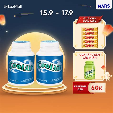 Combo 2 hũ kẹo Sing-gum Cool Air hương bạc hà - khuynh diệp hũ 40 viên ...