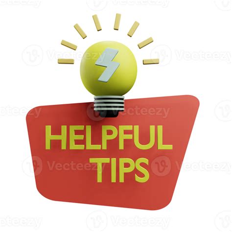 3 D illustration of tips and trick icon 37275573 PNG