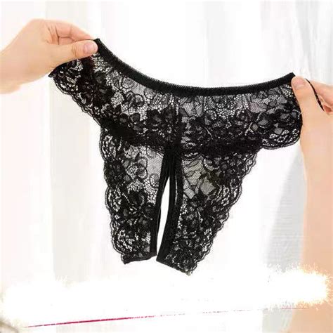 Celana Dalam Wanita Transparan Ukuran Jumbo Open Crotch G String Sexy Lingerie C Lazada