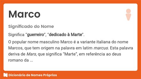O Que Significa A Palavra Marco
