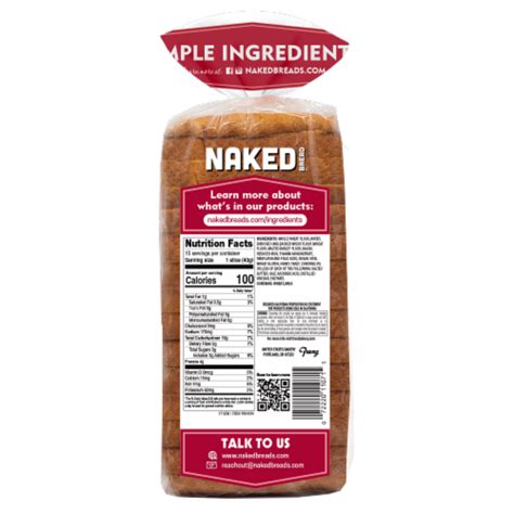 Naked Bread Honey Wheat Bread Oz Fred Meyer