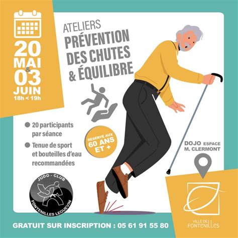 Ateliers Pr Vention Des Chutes Quilibre Mairie De Fontenilles