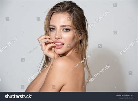 Beautiful Woman Naked Shoulder Isolated On Stock Photo Shutterstock
