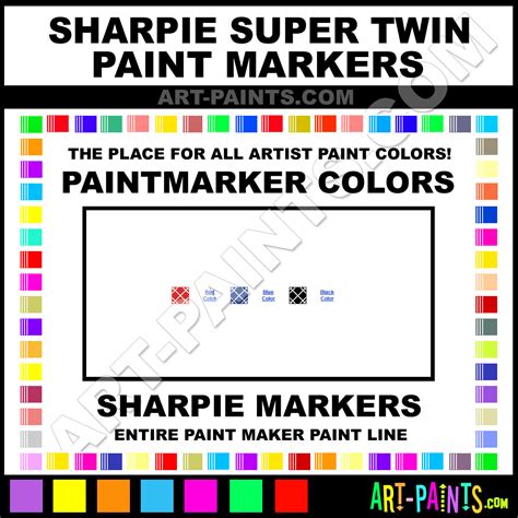 Sharpie Super Twin Paintmarker Marking Pen Colors Sharpie Super Twin