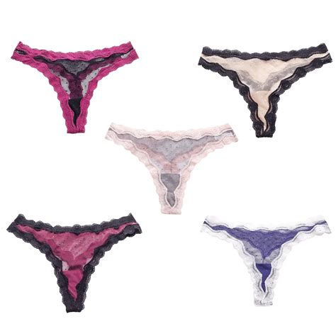 Women Sexy Lace Panties Low Waist Underwear Thong Female G String Breathable Lingerie Temptation