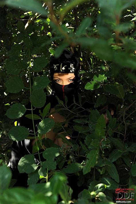 Busty Ninja Shione Cooper Taking Off Her Black Dress Outdoors Porn Pictures XXX Photos Sex