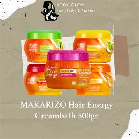 Jual Makarizo Hair Energy Creambath Gr Shopee Indonesia