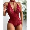 Body D Coration Dentelle Noir Ou Rouge Pour Femme Mode Lingerie Fine Pour Femmes Merci Boutique